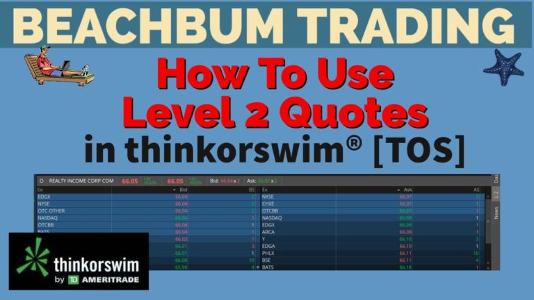 Thinkorswim Level 2 Cost